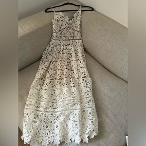 L’atiste long white dress. Perfect 4 Summer Or A Bridal Event/Engagement Shoot.